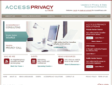 Tablet Screenshot of accessprivacy.com